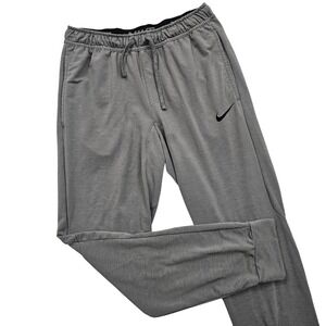 Nike Dri-FIT Joggers Mens M Grey Activewear Athleisure Gym Loungewear Pants